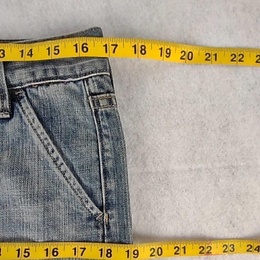 Old Navy Women's Blue Cotton Denim Mini Skirt Size 6 - Picture 8 of 11